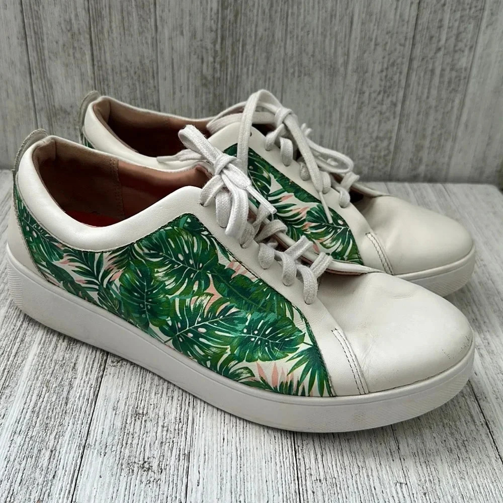 FitFlop Women's Rally Tennis Sneaker-Jungle Print Size 9